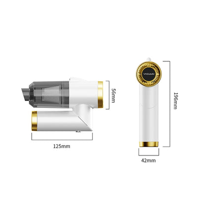 9000PA Cordless Car Vacuum Cleaner – High Suction Handheld Vacuum with 90° Foldable Design & Cleaning Brush for Car, Home & Office